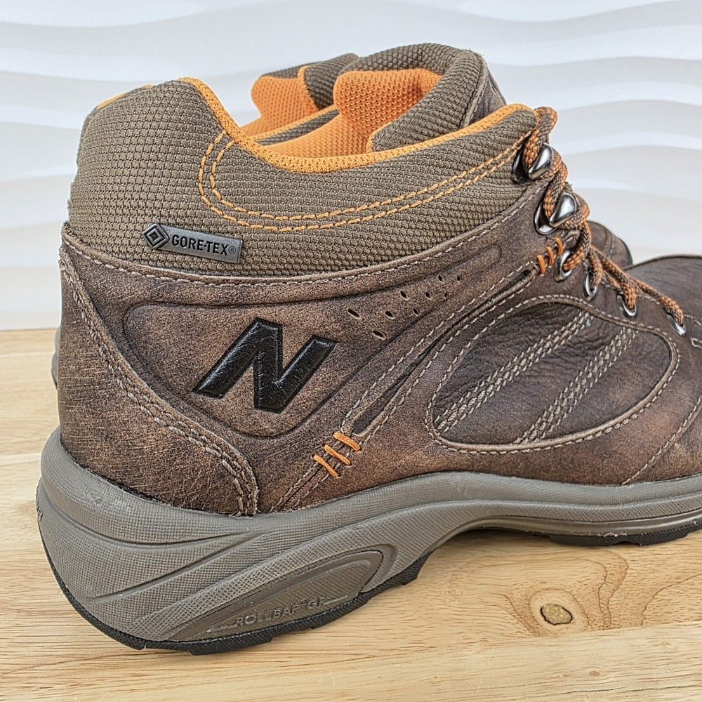 New Balance 1569 Hiking Boots Mens Size 12 Brown Leather Gore Tex Trail MW1569BO - Picture 8 of 13